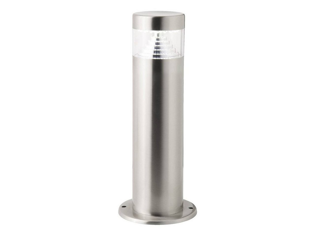 Brilliant Außen-Stehlampe Avon, Kaltweiß, Lampe Avon LED Außensockelleuchte 30cm edelstahl 1x 6W LED integrier von Brilliant