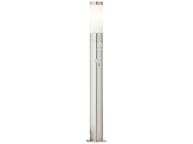 Brilliant Außen-Stehlampe Leigh, BewegungsmelderNachtlichtfunktion, Warmweiß, Lampe, Leigh Außenstandleuchte 80cm Bewegungsmelder edelstahl, 1x A60 von Brilliant