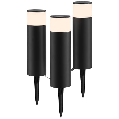 Brilliant Außenleuchte Dody Gartenspieß 3er Set in schwarz - dimmbare Außenlampe mit RBG, CCT Farbtemperatur einstellbar - Tuya Smart kompatibel, per App steuerbar - LED Gartenstrahler für außen, IP44 Brilliant Außenleuchte Dody Gartenspieß 3er Set in schwarz - dimmbare Außenlampe mit RBG, CCT Farbtemperatur einstellbar - Tuya Smart kompatibel, per App steuerbar - LED Gartenstrahler für außen, IP44 von Brilliant
