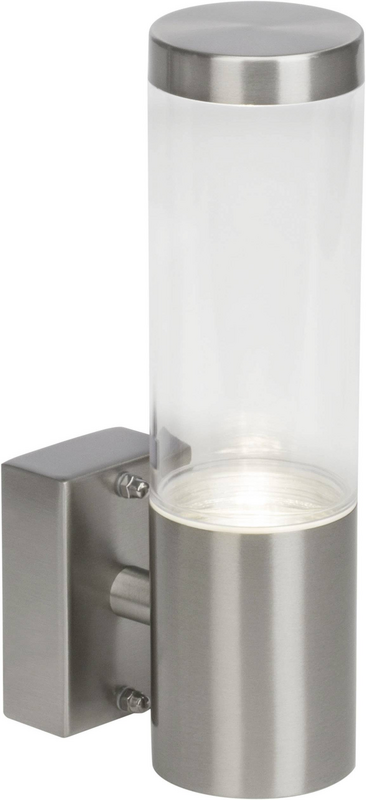 Brilliant Bergen G40081/82 Außenwandleuchte Led Gu10 4 W Edelstahl Lampe Leuchte B-Ware von Brilliant