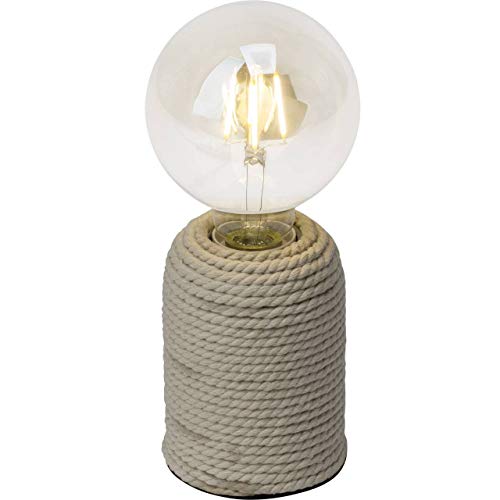 BRILLIANT Lampe Cardu Tischleuchte natur | 1x G95, E27, 40W, geeignet für Normallampen (nicht enthalten) | Mit Schnurzwischenschalter von Brilliant