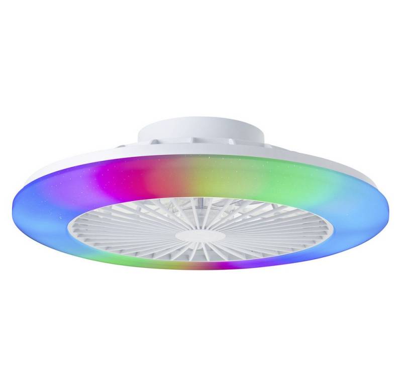 Brilliant Deckenleuchte Brilliant G60020/05 Salerno LED-Deckenleuchte mit Ventilator LED-Modul von Brilliant