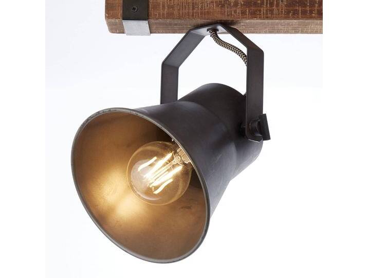 Brilliant Deckenstrahler Plow, schwarz/holz dunkel dimmbar, Holz dunkel, für Wohn- / Esszimmer, Holz, Industrielles Design, Strahler Brilliant Deckenstrahler Plow, schwarz/holz dunkel dimmbar, Holz dunkel, für Wohn- / Esszimmer, Holz, Industrielles Design, Strahler von Brilliant