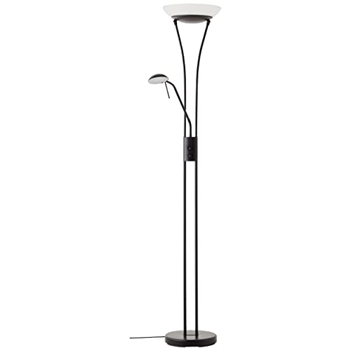 Brilliant Finn LED Deckenfluter Lesearm schwarz, Metall/Glas, 1x LED integriert (SMD), 26 W, (Lichtstrom: 2500lm, Lichtfarbe: 3000K) von Brilliant