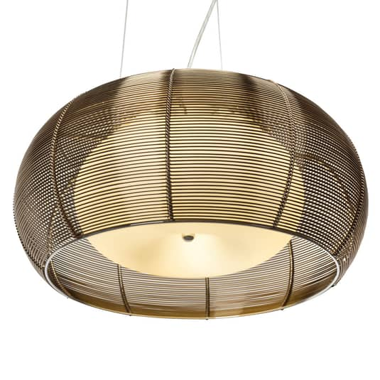 Brilliant Hängeleuchte Relax Hängeleuchte Pendelleuchte E27 1 Flammig 40 Cm Bron B-Ware von Brilliant