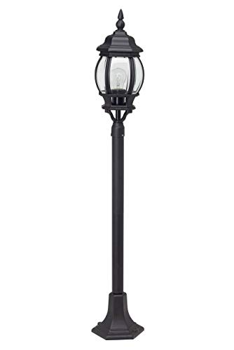 BRILLIANT Lampe Istria Außenstandleuchte schwarz | 1x A60, E27, 60W, geeignet für Normallampen (nicht enthalten) | IP-Schutzart: 23 - regengeschützt von Brilliant