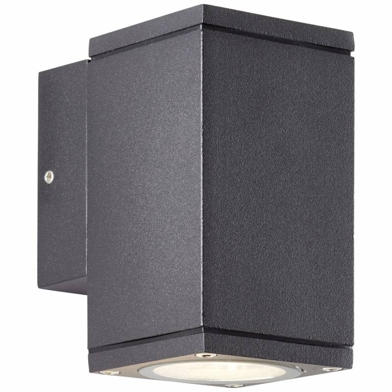 Brilliant LED Außen-Wandleuchte Hally metall GU10 10W dimmbar von Brilliant