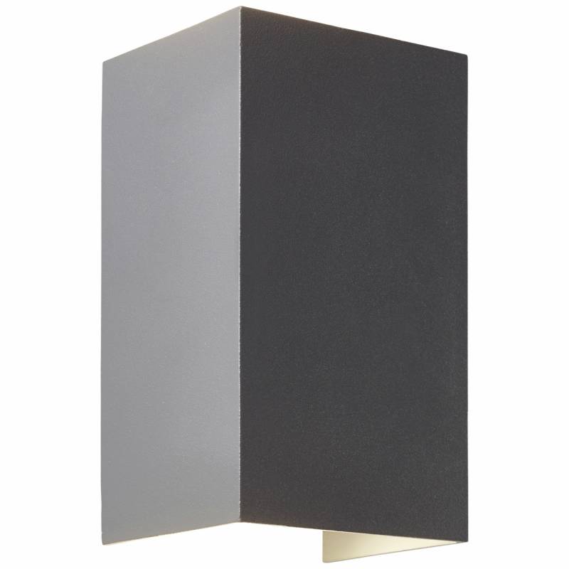 Brilliant LED Außen-Wandleuchte Hilly metall 13,6 x 8 x 6,8 cm 8 W Up- & Downlight von Brilliant