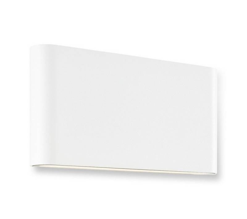 Brilliant Außen-Wandleuchte Welbie, Warmweiß, Welbie LED-Außenwandleuchte – Weiß, 14W, 1300lm, Up-/Downlight 3000K Brilliant Außen-Wandleuchte Welbie, Warmweiß, Welbie LED-Außenwandleuchte – Weiß, 14W, 1300lm, Up-/Downlight 3000K von Brilliant