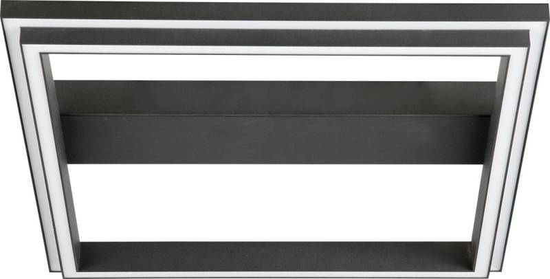 Brilliant LED Deckenleuchte Pallas 50 x 50 cm sand/schwarz, 38 W, RGBW von Brilliant