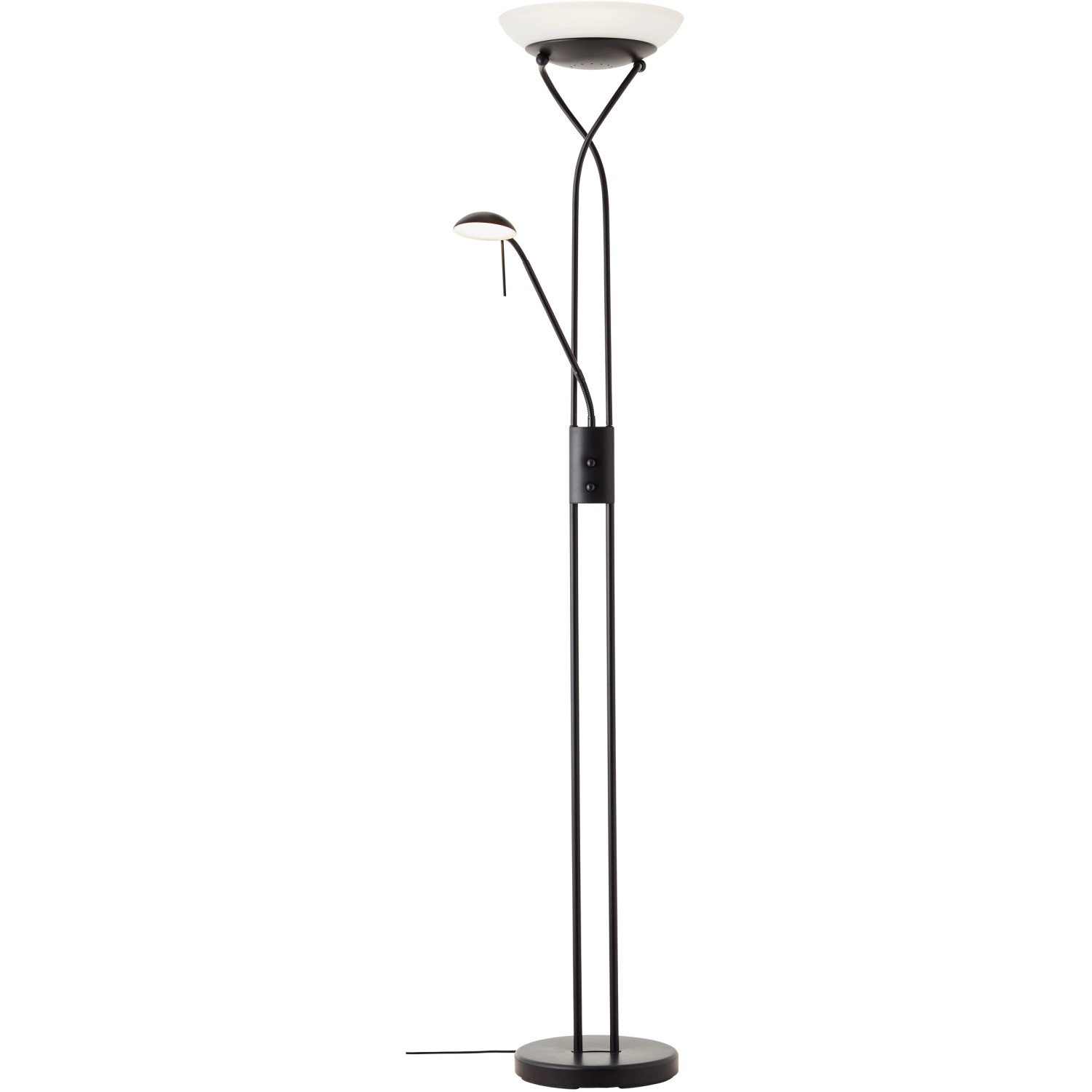 Brilliant LED-Deckenfluter Ollie mit Lesearm Schwarz Brilliant LED-Deckenfluter Ollie mit Lesearm Schwarz von Brilliant