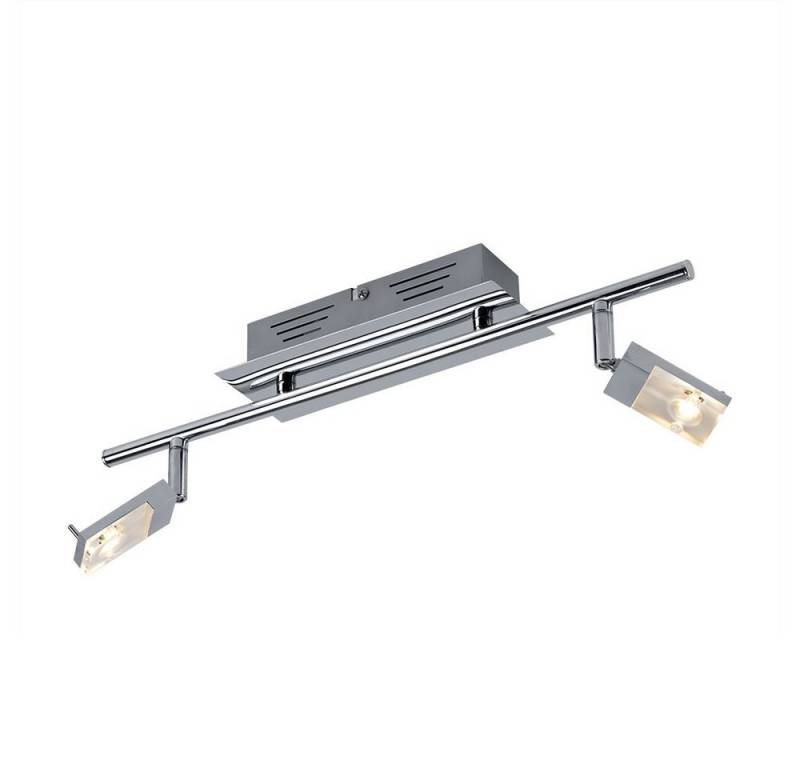 Brilliant LED Deckenleuchte, LED-Leuchtmittel fest verbaut, Warmweiß, Wandleuchte Deckenlampe Spotleuchte LED 2 Flammig schwenkbar verchromt von Brilliant