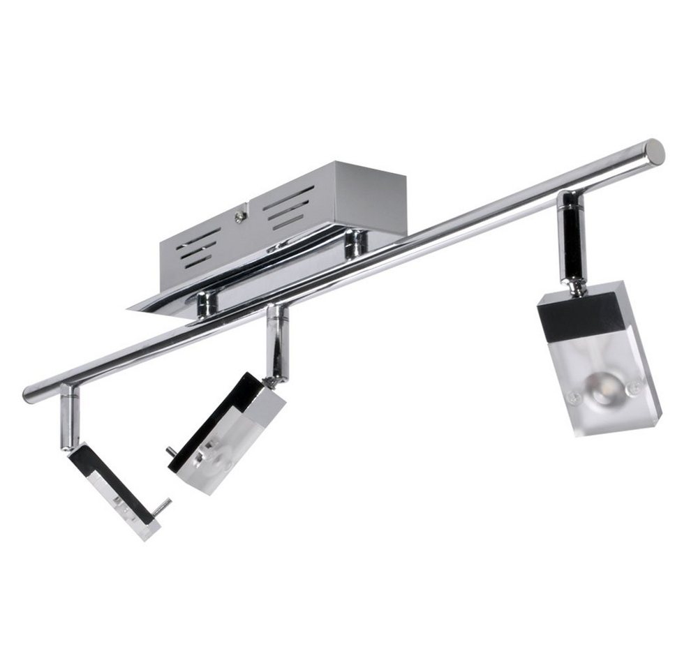 Brilliant LED Deckenleuchte, LED-Leuchtmittel fest verbaut, Warmweiß, LED Decken Leuchte chrom Wohn Zimmer Beleuchtung Spot Strahler Lampe Brilliant LED Deckenleuchte, LED-Leuchtmittel fest verbaut, Warmweiß, LED Decken Leuchte chrom Wohn Zimmer Beleuchtung Spot Strahler Lampe von Brilliant
