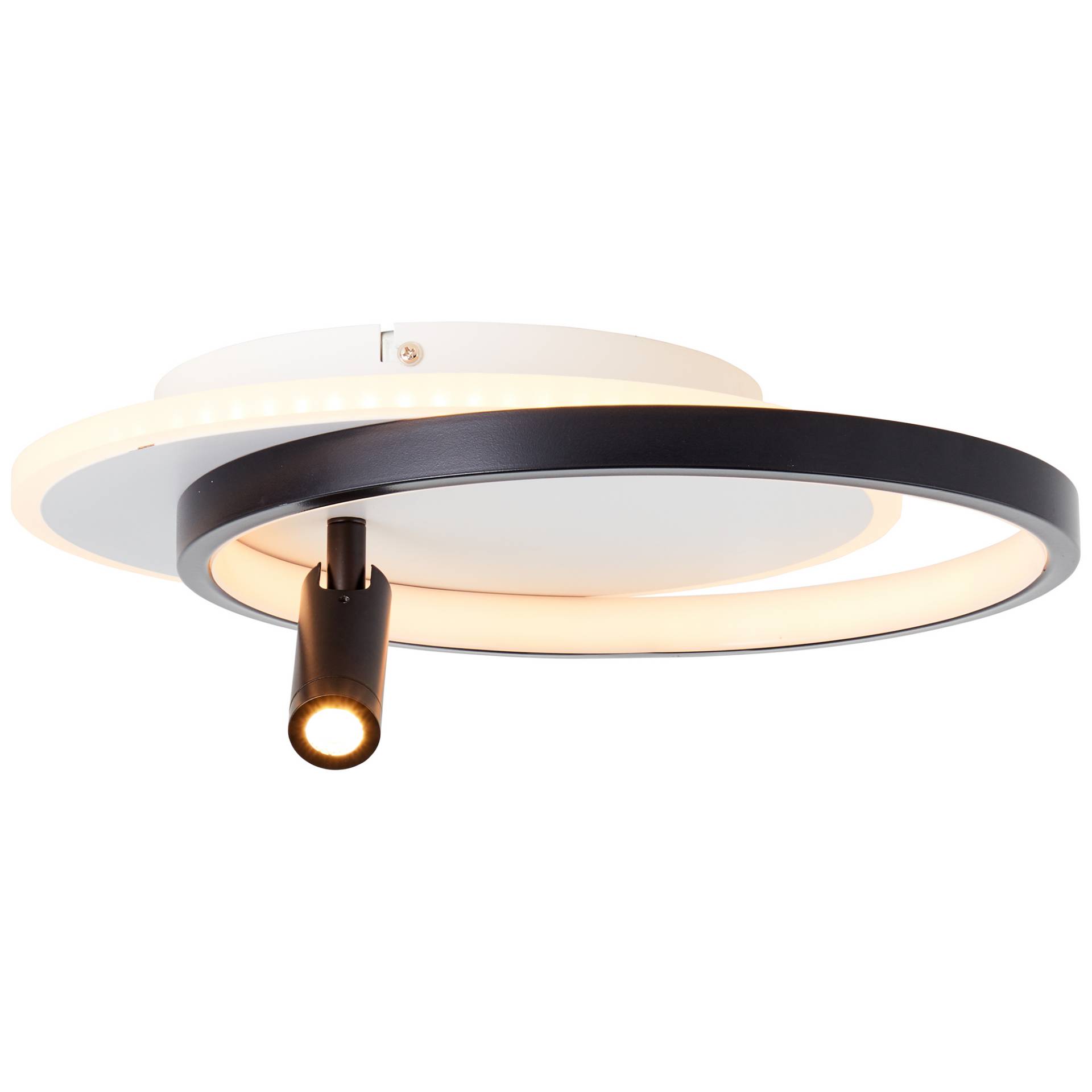 Brilliant LED-Deckenleuchte 'Eunomia' schwarz/weiß 35 x 29,5 x 14 cm Brilliant LED-Deckenleuchte 'Eunomia' schwarz/weiß 35 x 29,5 x 14 cm von Brilliant