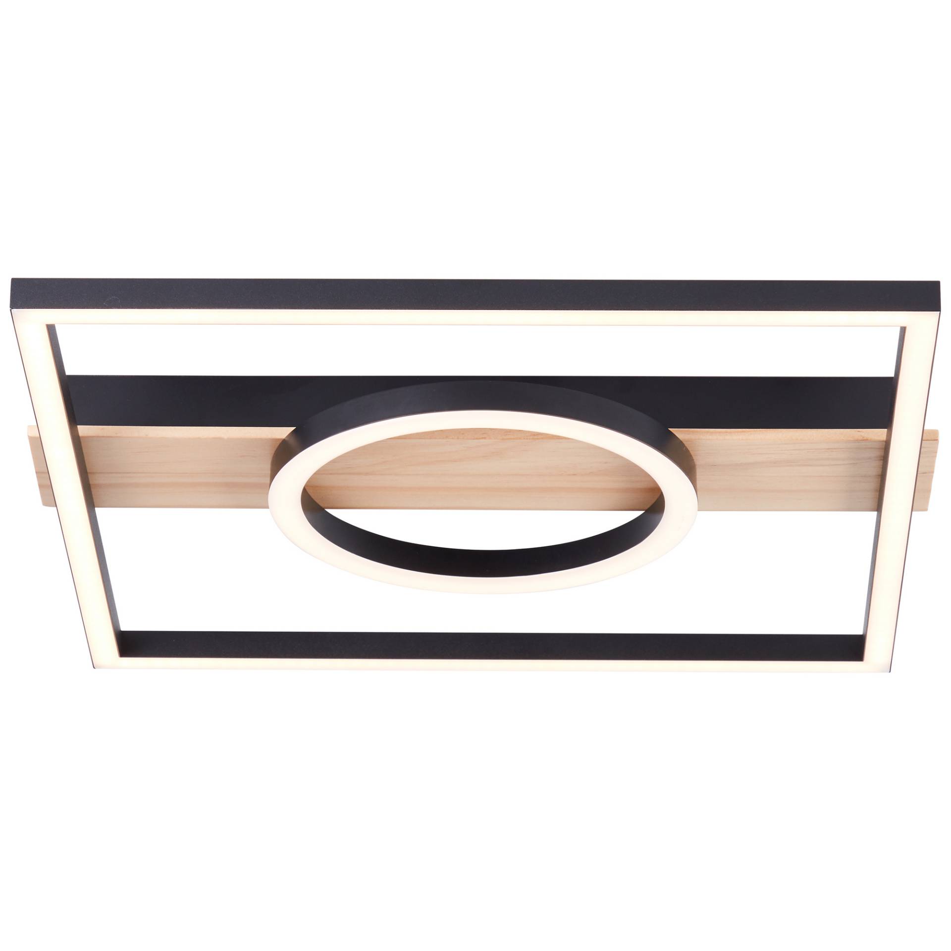Brilliant LED-Deckenleuchte 'Maureen' holzfarben/schwarz 40 x 42 cm Brilliant LED-Deckenleuchte 'Maureen' holzfarben/schwarz 40 x 42 cm von Brilliant