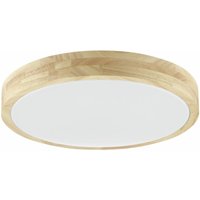 Brilliant LED Deckenleuchte Moreen Ø 34 x 6,8 cm warmweiß-kaltweiß holz von Brilliant