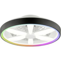 Led Deckenleuchte mit Ventilator Gaiano ø 48 cm 48 w schwarz Deckenlampen & Kronleuchter - Brilliant Led Deckenleuchte mit Ventilator Gaiano ø 48 cm 48 w schwarz Deckenlampen & Kronleuchter - Brilliant von Brilliant