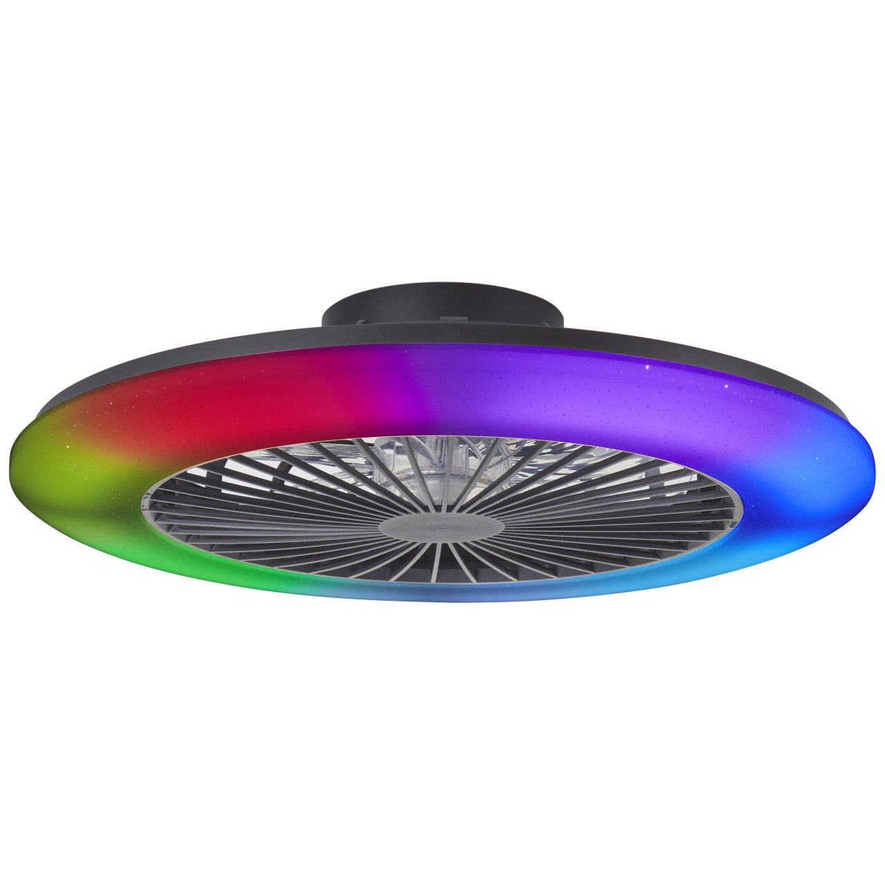 Brilliant LED Deckenleuchte mit Ventilator Salerno Ø 58 cm 55 W schwarz Brilliant LED Deckenleuchte mit Ventilator Salerno Ø 58 cm 55 W schwarz von Brilliant