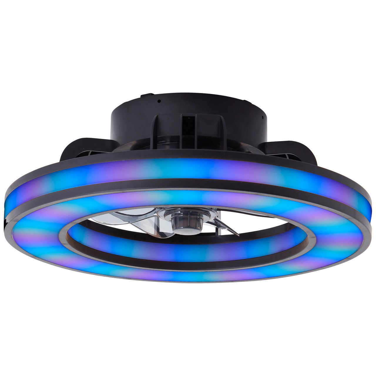Brilliant LED Deckenleuchte mit Ventilator Mondello Ø 42 cm 26 W schwarz Brilliant LED Deckenleuchte mit Ventilator Mondello Ø 42 cm 26 W schwarz von Brilliant