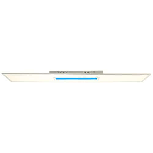 Brilliant LED Panel Aufbaupaneel - Deckenaufbau-Paneel mit RGB-Backlight für farbenfrohe Akzentbeleuchtung - Helligkeit ist stufenlos dimmbar aus Metall/Kunststoff, in weiß - 120x30cm Brilliant LED Panel Aufbaupaneel - Deckenaufbau-Paneel mit RGB-Backlight für farbenfrohe Akzentbeleuchtung - Helligkeit ist stufenlos dimmbar aus Metall/Kunststoff, in weiß - 120x30cm von Brilliant