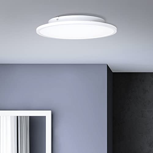 Brilliant LED Panel Aufbaupaneel - funktionale Deckenaufbau-Paneel - flächiges Licht - für gleichmäßige Raumbeleuchtung aus Metall/Kunststoff, in sand/weiß/kaltweiß - Ø 35cm Brilliant LED Panel Aufbaupaneel - funktionale Deckenaufbau-Paneel - flächiges Licht - für gleichmäßige Raumbeleuchtung aus Metall/Kunststoff, in sand/weiß/kaltweiß - Ø 35cm von Brilliant