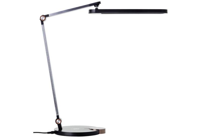 Brilliant LED Schreibtischlampe Officehero, Dimmfunktion, LED fest integriert, warmweiß - kaltweiß, Wireless charging, 1000 lm, dimmbar, CCT von Brilliant