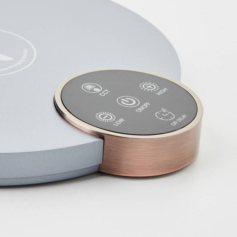 LED-Schreibtischleuchte Officehero, CCT, grau von Brilliant