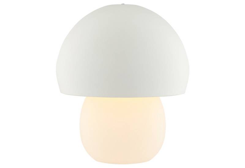 Brilliant LED Tischleuchte Dupis, mehrere Helligkeitsstufen, LED fest integriert, Warmweiß, LED Akku-Pilzleuchte, wireless charging, 24cm, 230lm, 2700K, dimmbar von Brilliant