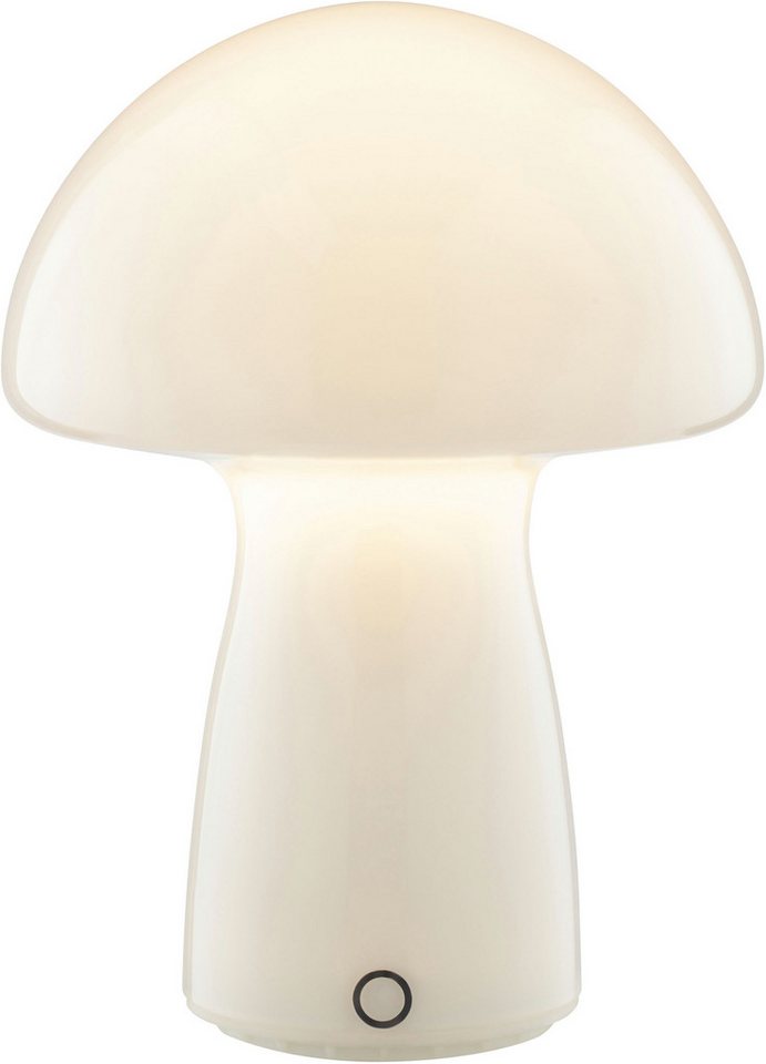 Brilliant LED Tischleuchte Erik, Dimmfunktion, LED fest integriert, Warmweiß, Pilzleuchte mit Akku, 22 x 16 cm, 250 lm, 2700 K, dimmbar, Glas, weiß Brilliant LED Tischleuchte Erik, Dimmfunktion, LED fest integriert, Warmweiß, Pilzleuchte mit Akku, 22 x 16 cm, 250 lm, 2700 K, dimmbar, Glas, weiß von Brilliant
