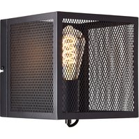 Brilliant - Lampe Maze Wandleuchte 1flg schwarz korund schwarz 1x A60, E27, 40 w - schwarz von Brilliant