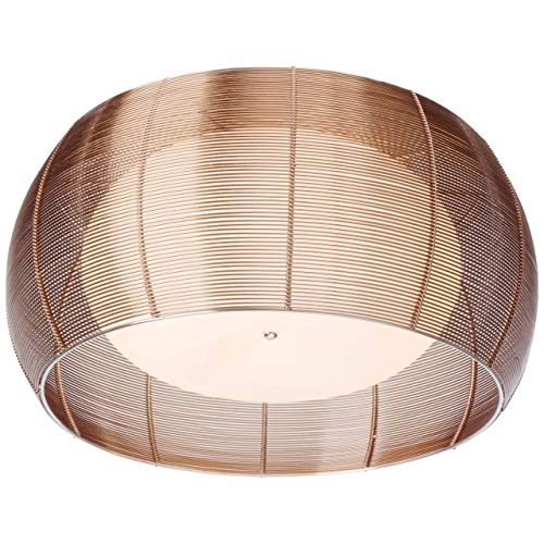 Brilliant Lampe Relax Deckenleuchte 50cm bronze/chrom | 2x A60, E27, 30W, g.f. Normallampen n. ent. | Für LED-Leuchtmittel geeignet | Dimmbar bei Verwendung geeigneter Leuchtmittel von Brilliant