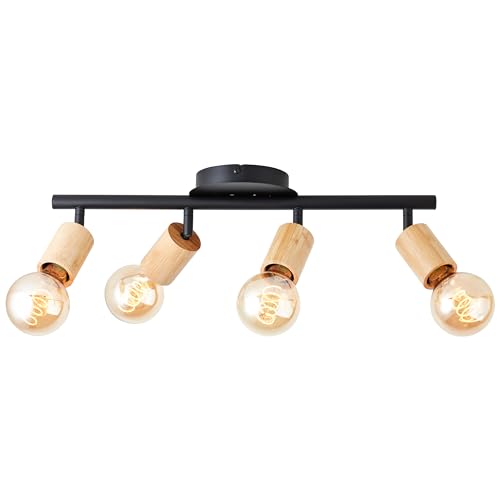 Brilliant Lampe Tiffany Strahlerrohre 4flg schwarz matt/natur braun 4x A60, E27, 28 W Brilliant Lampe Tiffany Strahlerrohre 4flg schwarz matt/natur braun 4x A60, E27, 28 W von Brilliant