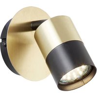 Brilliant Maribel 81010/78 Wandstrahler GU10 3.5W LED Messing (gebürstet), Schwarz von Brilliant