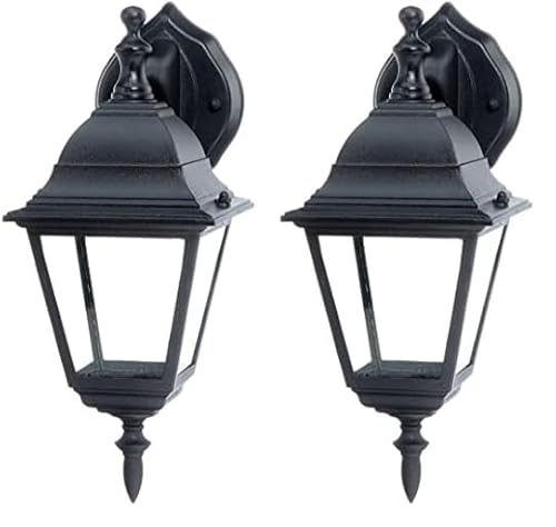Brilliant Newport Wandleuchte für den Außenbereich 34 x 22 cm in schwarz 44282/06 | Gartenbeleuchtung für LED Leuchtmittel geeignet | Regen- und Spritzwassergeschützte Außenlampe nach IP 23 von Brilliant