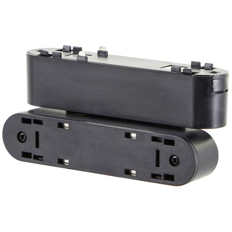 Brilliant Niedervolt Schienensystem Komponente Schienenadapter Sand Schwarz B-Ware von Brilliant