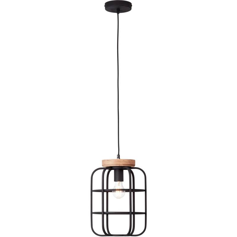 Brilliant Pendelleuchte Gwen 1-flammig Holz und Schwarz Korund Brilliant Pendelleuchte Gwen 1-flammig Holz und Schwarz Korund von Brilliant