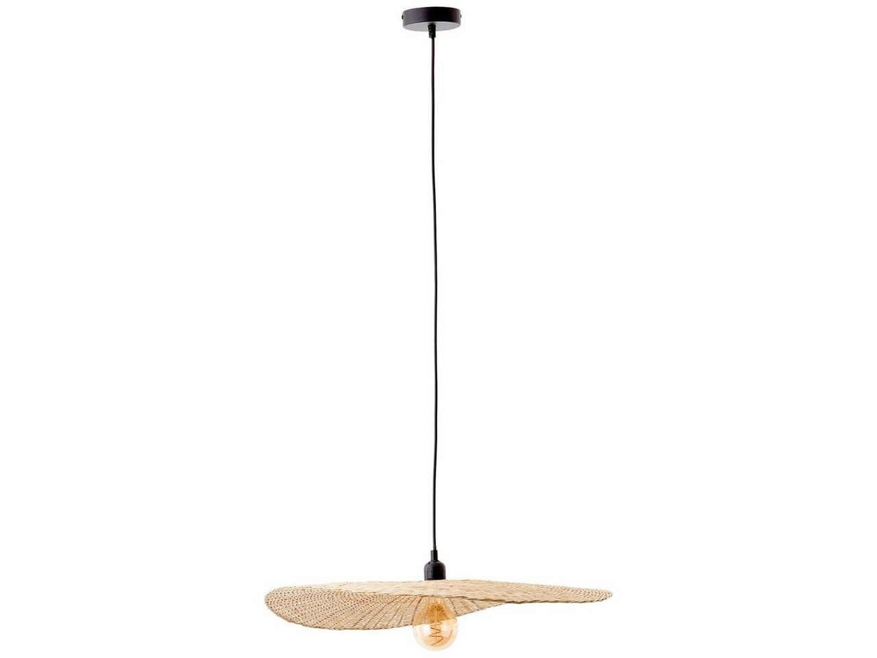 Brilliant Pendelleuchte Jefter, ohne Leuchtmittel, 120 cm Höhe, dimmbar, Ø 60 cm, E27, Bambus, schwarz/natur Brilliant Pendelleuchte Jefter, ohne Leuchtmittel, 120 cm Höhe, dimmbar, Ø 60 cm, E27, Bambus, schwarz/natur von Brilliant