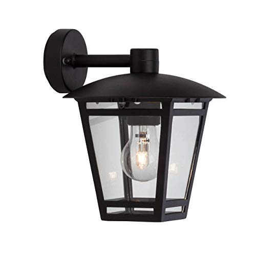 BRILLIANT Lampe Riley Außenwandleuchte hängend schwarz | 1x A60, E27, 40W, geeignet für Normallampen (nicht enthalten) | IP-Schutzart: 44 - spritzwassergeschützt BRILLIANT Lampe Riley Außenwandleuchte hängend schwarz | 1x A60, E27, 40W, geeignet für Normallampen (nicht enthalten) | IP-Schutzart: 44 - spritzwassergeschützt von Brilliant