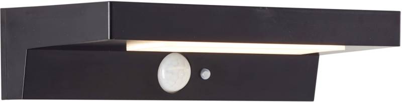 Brilliant Solar-Außenwandleuchte Barker 3W neutralweiß Bewegungsmelder von Brilliant