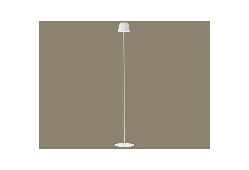 Brilliant LED Außen-Stehlampe BRILLIANT LED-Akku-Stehleuchte Macobo, 3,4W, 340lm, 3000K, weiß von Brilliant