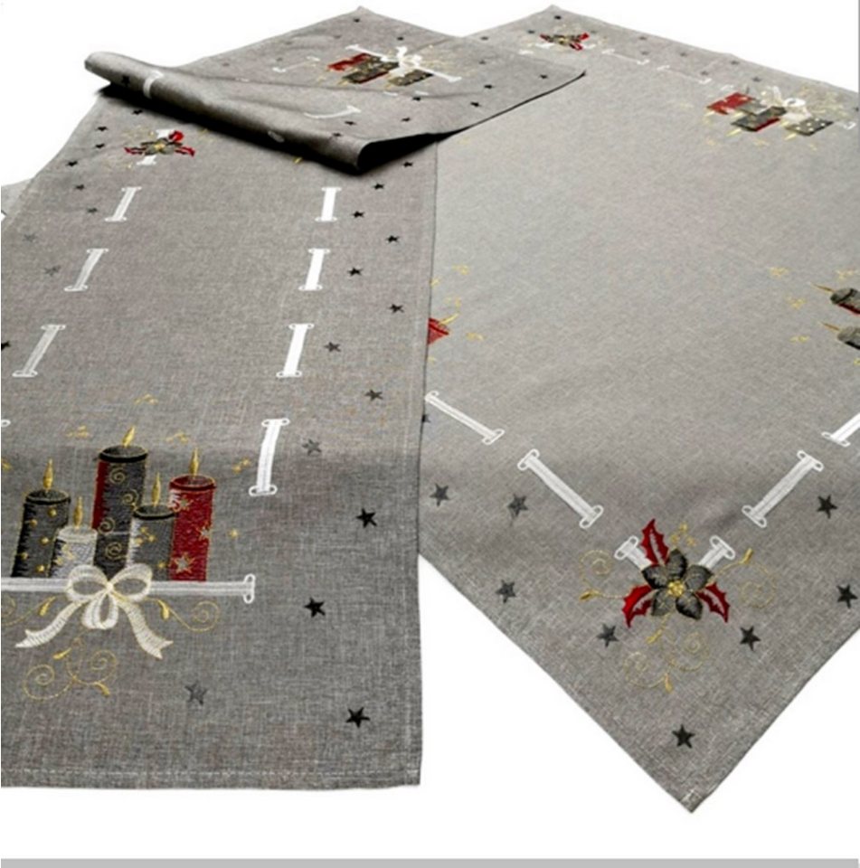 Brilliant Tischdecke / Weihnachten / Mitteldecke / 85x85cm / TW-291668-2 von Brilliant