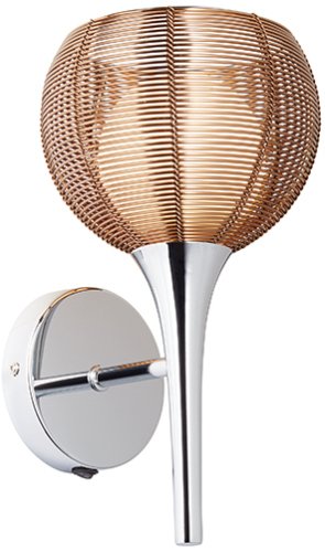 Brilliant Wand-/Deckenleuchte Relax 1-flg., in Bronze/chrom von Brilliant