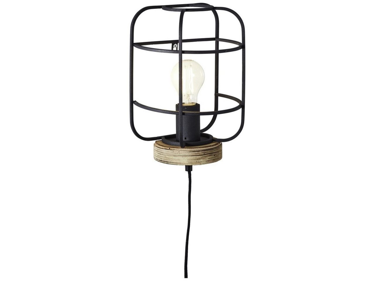 Brilliant Wandleuchte Gwen, Lampe, Gwen Wandleuchte antik holz/schwarz korund, Metall/Holz, 1x A60 Brilliant Wandleuchte Gwen, Lampe, Gwen Wandleuchte antik holz/schwarz korund, Metall/Holz, 1x A60 von Brilliant