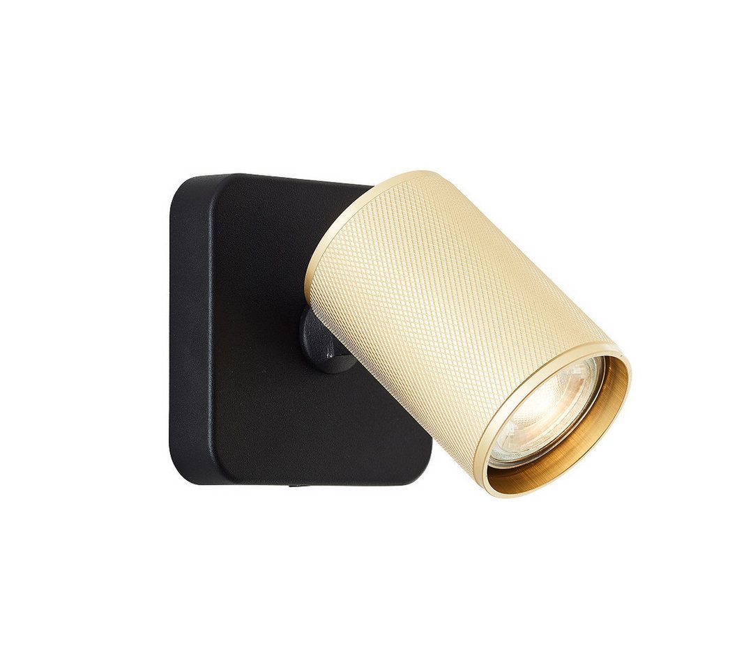 Brilliant Wandleuchte Marty, Warmweiß, Marty LED Wandspot sand schwarz/matt gold gold 1x GU10, 10 W, LED-Leu Brilliant Wandleuchte Marty, Warmweiß, Marty LED Wandspot sand schwarz/matt gold gold 1x GU10, 10 W, LED-Leu von Brilliant