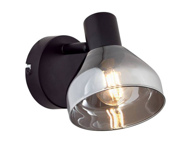 Brilliant Wandleuchte Reflekt, Lampe Reflekt Wandspot schwarzmatt/rauchglas 1x D45, E14, 18W, geeig Brilliant Wandleuchte Reflekt, Lampe Reflekt Wandspot schwarzmatt/rauchglas 1x D45, E14, 18W, geeig von Brilliant