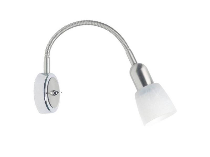 Brilliant Wandleuchte Sofia, Lampe Sofia Wandspot Flexarm und Schalter eisen/chrom 1x D45, E14, 4 von Brilliant