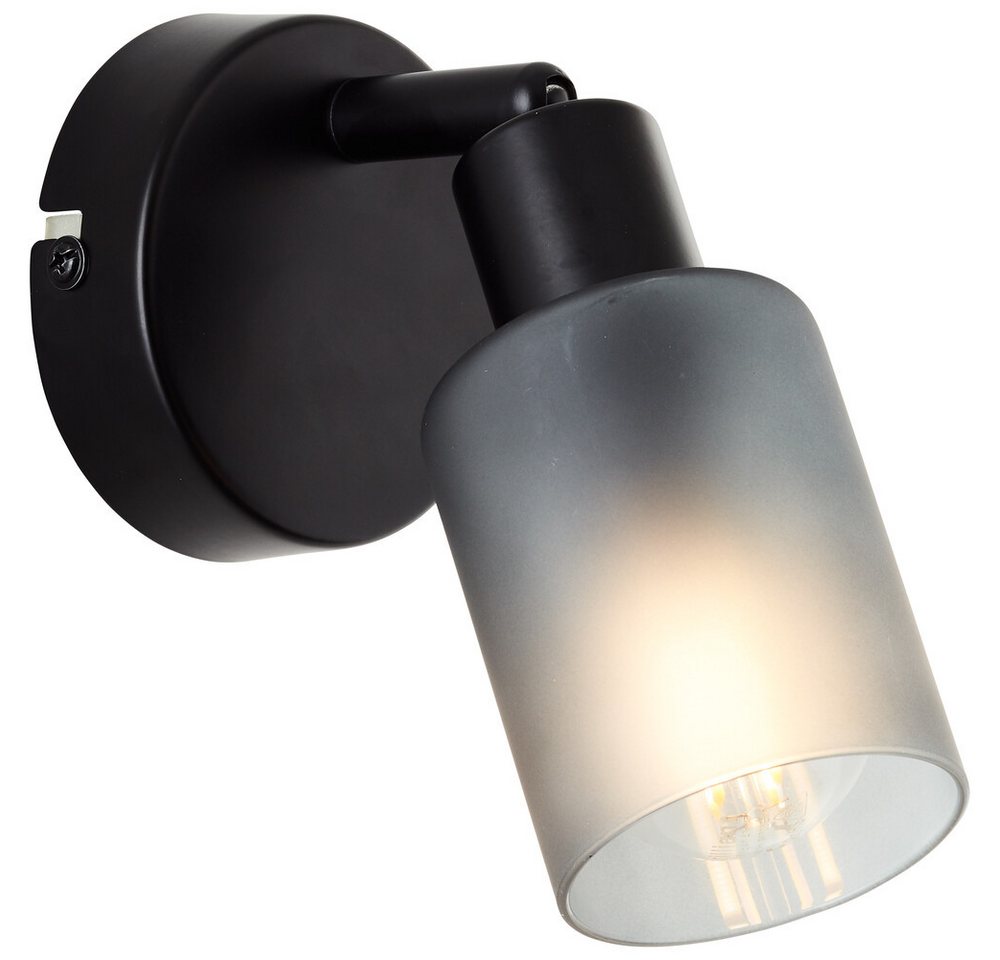 Brilliant Wandstrahler Glas, schwarz, 40W, schwenkbar, IP20, L160mm Brilliant Wandstrahler Glas, schwarz, 40W, schwenkbar, IP20, L160mm von Brilliant