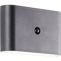 Xino G80605/06 LED-Außenwandleuchte mit Bewegungsmelder led led fest eingebaut 34 w Schwa - Brilliant von Brilliant