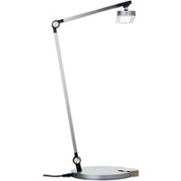 Brilliant - gebraucht] Officehero Schreibtischleuchte Tischlampe Tischleuchte Led 7 w Silber B-Ware von Brilliant