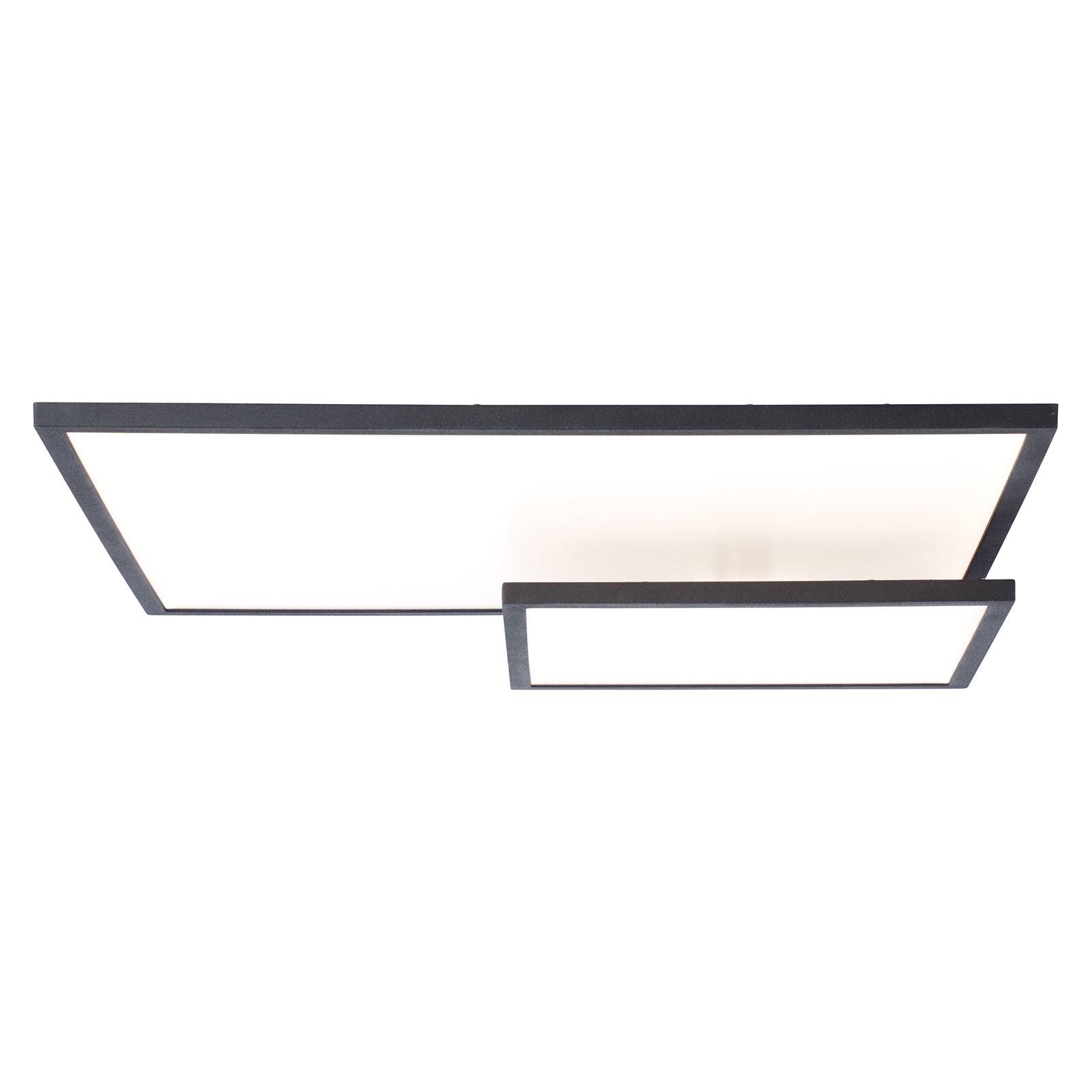 LED-Deckenlampe Bility, Länge 62 cm Rahmen schwarz von Brilliant